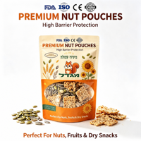 OEM ODM Aangepaste Verpakking Gemengde Noten, Gezonde Cashewnoten Gedroogd Fruit Mix Snack voor Supermarkt