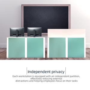 Venta al por mayor Modular 2 personas cubículo escritorio Oficina estación de trabajo escritorio oculto mesa de ordenador para muebles de la <span class=keywords><strong>empresa</strong></span> - Product Image 4