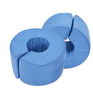 Coussin de positionnement en éponge en forme de U pour les pieds, anti-escarres, soins infirmiers, taille unique, bleu - Product Image 1