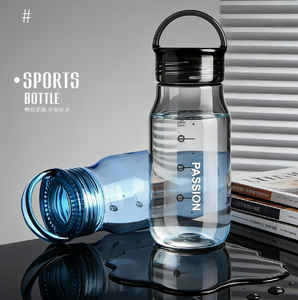 Botella de Agua de Plástico Ecológica de Lujo 2026, 400ml/700ml, con Tapa, Aislamiento Térmico de 12-24h, Logotipo Personalizado, Botella Transparente con Anillo - Product Image 5