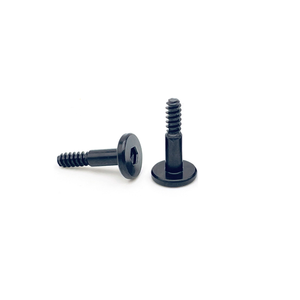 Chine Usine Tête Plate Hexagonale Douille Demi-Filetage 304 Acier Inoxydable Vis Noire Fixation Haute Résistance - Product Image 1
