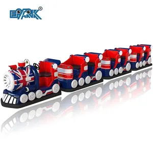 Amusement Train Rides Tourist Attraction Playground Trackless Train tren sin rieles Ride Multiplayer Electric Trackless Train