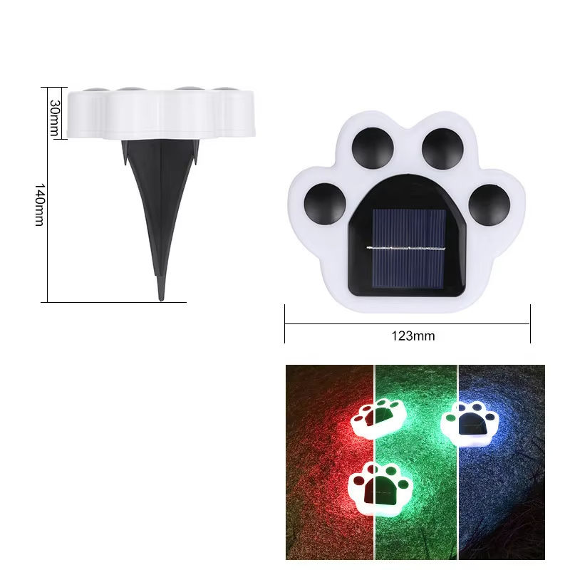 5-6LED ours patte lumière de couleur claire