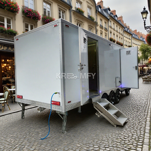 Baño Portátil Móvil de Lujo para Promociones 2025, Remolque con 6 Estaciones de Inodoro - Product Image 4