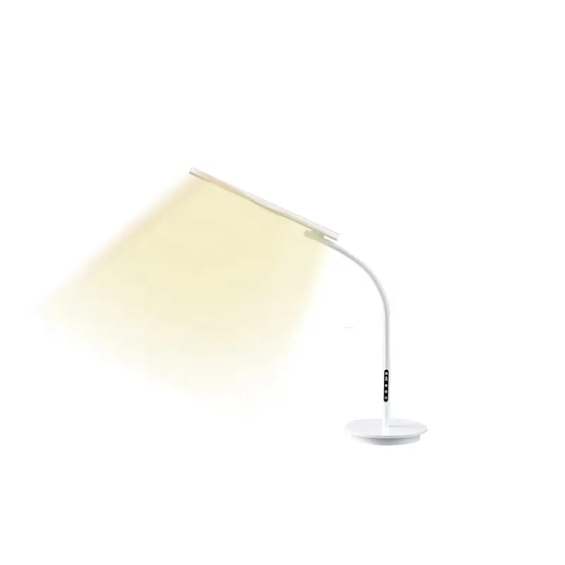 Lampadaire LED de style minimaliste télécommande coin chevet métal vente en ligne thérapie de la tristesse lampe de santé blanche