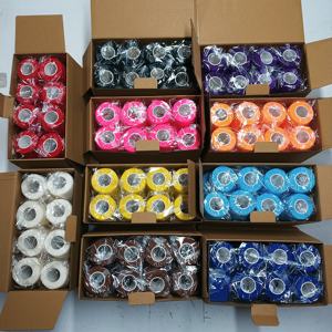 Ayak bileği parmak koruma bandaj hayvan Wrap için 2 inç dokunmamış % yapışkan bandaj elastik futbol bandaj - Product Image 5