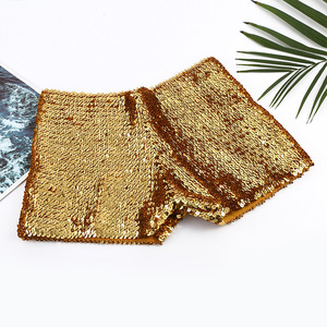 Ladies <strong>Sequin</strong> <strong>Shorts</strong> Bling Bling Costume Party for Mardi Gras Women - Product Image 4
