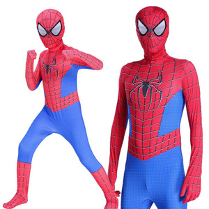 Vendita calda Costume Cosplay <span class=keywords><strong>di</strong></span> Halloween ispirato a <span class=keywords><strong>Spider</strong></span>-<span class=keywords><strong>Man</strong></span> per ragazzi nuovi tute per bambini con abiti da eroe ispirati al genere TV & film - Product Image 1