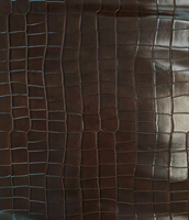 Cuir PU à texture gaufrée effet crocodile pour sacs, sacs à main, garnitures de chaussures et artisanat