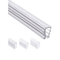 Joint d'étanchéité moderne en plastique pour portes et fenêtres, bande de protection en U, installation facile, garantie 1 an pour hôtels, maisons et bureaux
