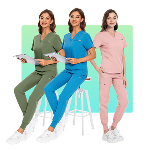 2025 personnaliser de nouvelles couleurs vêtements de travail gommages médicaux pour unisexe gommages vêtements chirurgicaux couleur gommage ensembles hôpital uniforme - Product Image 6