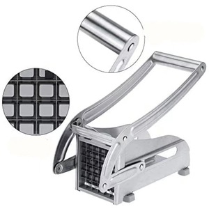 Wholesale 2 Blades Stainless Steel Manual <b>Vegetable</b> Cutter <b>Tool</b> Multifunction Fast Cutting Fries Machine Potato - Product Image 6