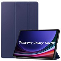 Étui intelligent pour tablette, housse de protection pour Samsung Galaxy Tab A9 Plus 11 pouces, cuir de luxe magnétique en PU