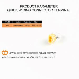 <strong>2</strong> Pin Fast Universal Compact Splice Wire Wiring <strong>Connector</strong> Conductor Terminal Block Lever 0.75-<strong>2</strong>.5mm2 773-104 TYPE 102 Fast Power - Product Image 3