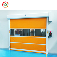 Volet roulant en PVC à fermeture éclair haute vitesse au design moderne, isolant pour entrepôt, réparation rapide, coupe-vent, couleur personnalisée, fini.