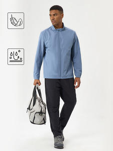 Veste longue coupe-vent et imperméable pour homme et femme, idéale pour le camping et la randonnée en montagne, avec col montant - Product Image 3