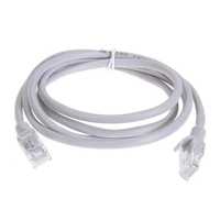 Kabel Patch LAN Cat5e Tanpa Pelindung Kecepatan Tinggi 0.5-50m dengan Steker RJ45 Selubung PVC untuk Penggunaan Telekomunikasi
