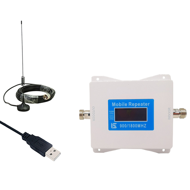 Heavy Duty Car Communication Antenna 4G Cell Phone Signal Booster Set