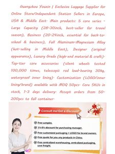 Maleta de Viaje de Gran Capacidad con Diseño Nuevo, Apertura Lateral, Cierre a Prueba de Explosiones, GZ RTS, Pedidos Mixtos al por Mayor - Product Image 3