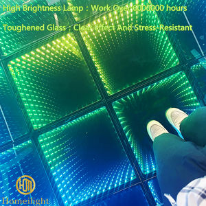 Miroir de danse 3D Portable pour <span class=keywords><strong>DJ</strong></span> de Club de mariage, panneau de danse RGB, plancher de scène - Product Image 2