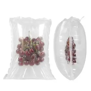 エアコラムラップインフレータブルバッグ包装フィルムバブルクッションラップエアコラムバッグ果物グレープアップル用バッグ