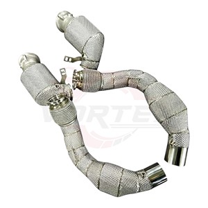 Tubería de Escape de Acero Inoxidable Vortex Performance para BMW X5 G05 F95 2019-2023, Alto Flujo, Turbo, Protector Térmico, Piezas de Modificación - Product Image 6