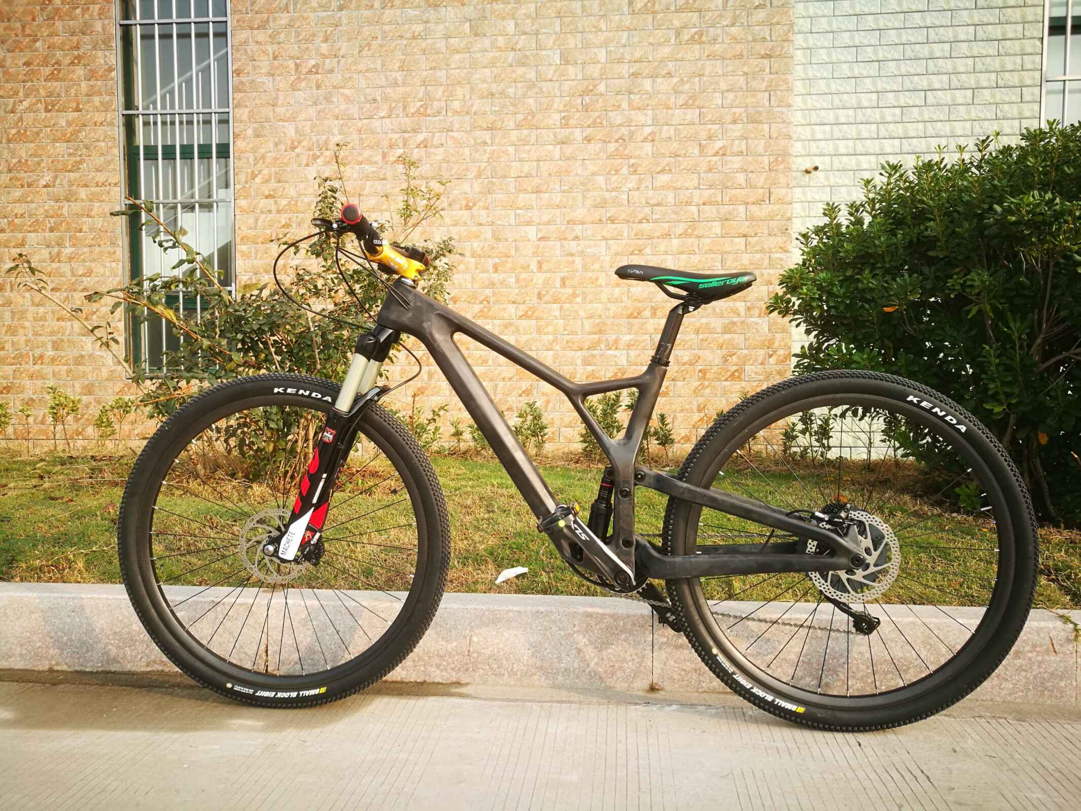 LightCarbon29erフルサスペンションマウンテンバイクフレーム