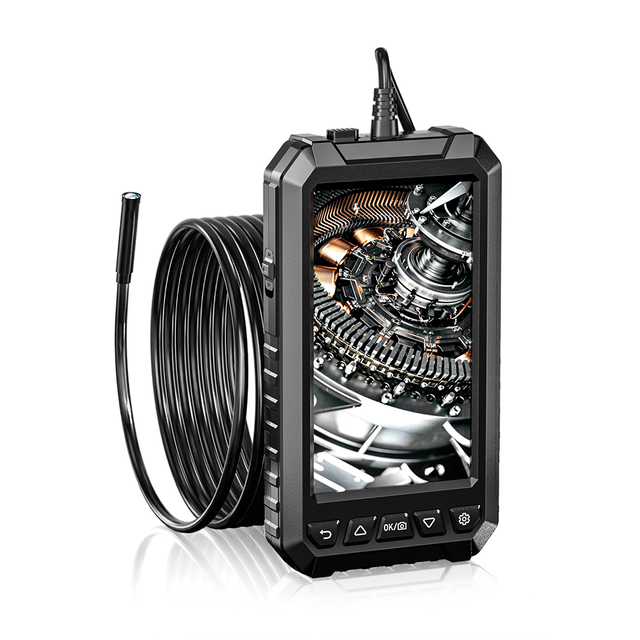 Car Inspection Video Borescope Dual Lens 1080P 5Inch IPS Screen 8mm 5.5mm Full HD Endoscope Camera
