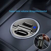Adaptor pengisi daya mobil Multi port PD, adaptor pengisi daya mobil Tipe C 20W, pemantik rokok USB 100W, pengisian cepat, untuk iPhone Samsung