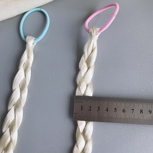 Accesorios para pelucas <span class=keywords><strong>de</strong></span> muñecas DIY <span class=keywords><strong>de</strong></span> la serie Princesa <span class=keywords><strong>de</strong></span> Hielo y Nieve para niños, trenzas blancas, lazos para el cabello, semiterminados, <span class=keywords><strong>de</strong></span> plástico/resina, doble máquina - Product Image 4