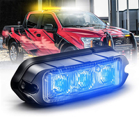 Feux de signalisation LED pour ambulance, 12 watts, bleu glacé, à montage en surface, étanches, dernières versions 2021