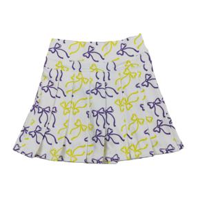 RTS Mardi Gras Coquette Bows Ropa Deportiva para Niñas Pequeñas, Falda Corta Plisada, Shorts Forrados, Skorts de Yoga y Tenis de Secado Rápido - Product Image 1