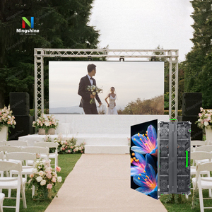 Mur LED d'extérieur P3.91 pour <span class=keywords><strong>location</strong></span>, grand panneau LED 4K étanche HDR10+ pour scène de mariage, toile de fond et stand d'exposition - Product Image 1