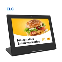 Siyah 10.1 inç Wi-Fi RJ45 Ethernet L şekli Tablet PC RK3288 NFC ile yeni Android Tablet