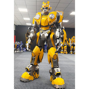 Costume <span class=keywords><strong>de</strong></span> mascotte robot transformable Bumblebee Megatron rose pour événements et locations - Product Image 6