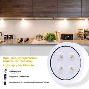 Modern <b>LED</b> Spotlight Wireless Dimmable Night <b>Light</b> <b>with</b> Remote Control for Bedroom Cabinet - Product Image 2