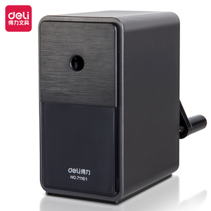 Temperino a Manovella Automatico Deli 71161 Nero, Regolabile a 7 Velocità, Set da 36 Pezzi <span class=keywords><strong>per</strong></span> Cartone, Ideale <span class=keywords><strong>per</strong></span> Studenti d'Arte - Product Image 6