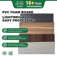 Panneau en mousse PVC ignifuge, imperméable et léger Jianguan 4x8 pieds, feuilles découpées sur mesure pour panneaux muraux, commande en gros OEM ODM