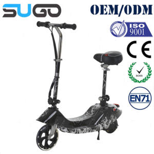 Patinetes Eléctricos para Niños con Freno <span class=keywords><strong>de</strong></span> Mano y Asientos, 120W, Batería <span class=keywords><strong>de</strong></span> Plomo-Ácido, para Juegos al Aire Libre, con Certificación CE - Product Image 5