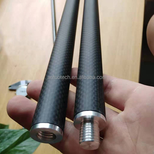 Poteaux de tubes en fibre de carbone mat sergé 3k de haute qualité avec fabricant de fils mâles et femelles - Product Image 4