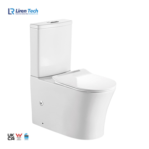 Juego de inodoro de cerámica de diseño moderno con <span class=keywords><strong>certificado</strong></span> de marca de agua P-Trap para renovación de baño en Tailandia, mercado de Yemen, estilo alemán - Product Image 1