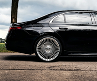 Jantes en alliage de luxe argentées à rayons multiples, design rétro, 18 19 20 21 22 pouces pour berlines de luxe S Class 7 Series A8