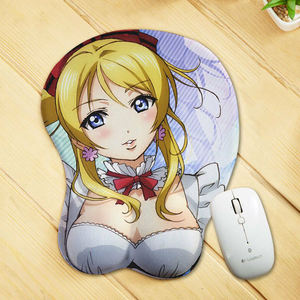 Alfombrilla <span class=keywords><strong>de</strong></span> Ratón Personalizada con Diseño <span class=keywords><strong>de</strong></span> Anime 3D, Chica Sexy con Pechos Grandes <span class=keywords><strong>de</strong></span> Silicona - Product Image 4