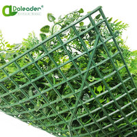 Decoración de ornamentos de jardín, Anti-follaje uv, paneles de valla de hoja de arce Artificial, Seto Artificial, planta de pared verde