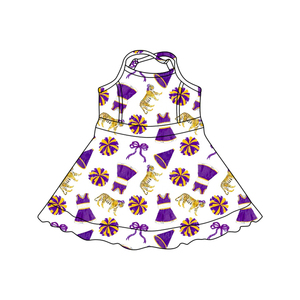Jupe-short décontractée personnalisée pour enfants, style sportif, en mélange coton-élasthanne, printemps-automne - Product Image 3