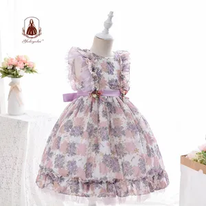 Outong Summer Lolita Princess, Dress Hand Make Little Girl Froks For Kids Clothing/
