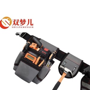 Customizable <b>Tool</b> Waist Bag With Drill Holder 200 Lb Capacity For Electricians And <b>Carpenters</b> - Product Image 4
