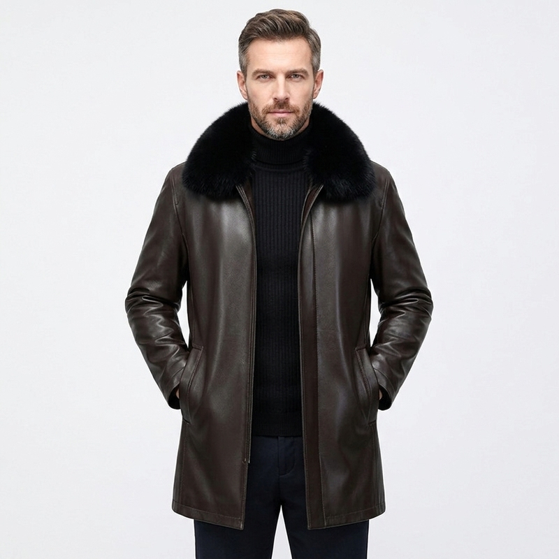 Custom Men s Genuine Cowhide Leather