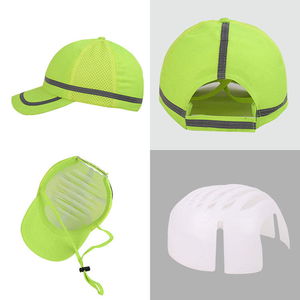 Gorra de Seguridad para Ciclismo, Casual, Multipanel, Ajustable, 100% Algodón, Tejido de Malla, Impresión Serigráfica, Logotipo Frontal Personalizable, para Exteriores - Product Image 1