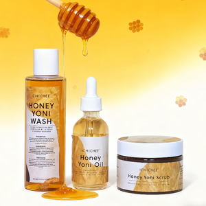 Meilleures ventes 2024 : Ensemble de soins féminins naturels à base de miel de pêche Yoni, hygiène <span class=keywords><strong>intime</strong></span>, lavages apaisants pour le vagin - Product Image 4